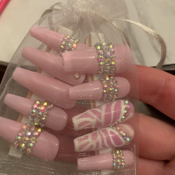 Long Coffin Press On Nails - Picture 5 of 5